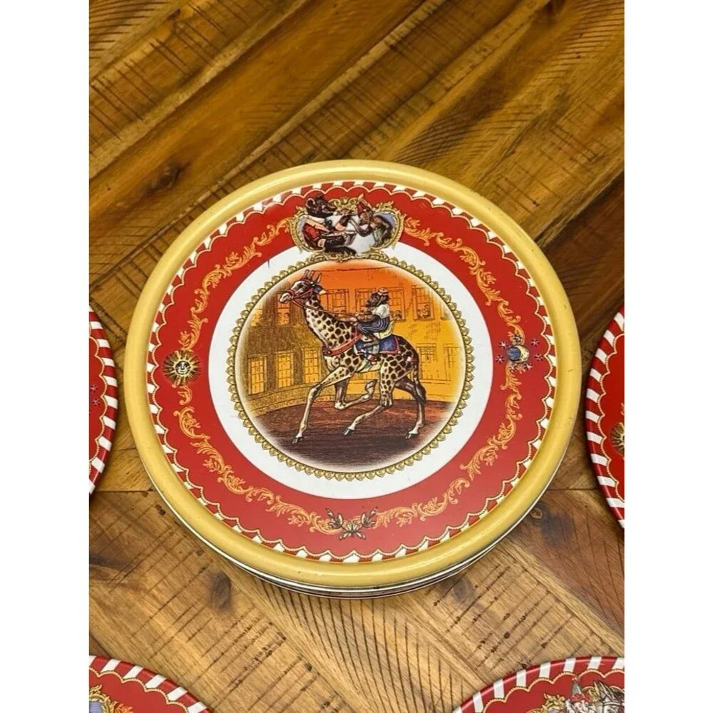 Restoration Hardware Circus Tin Plates set